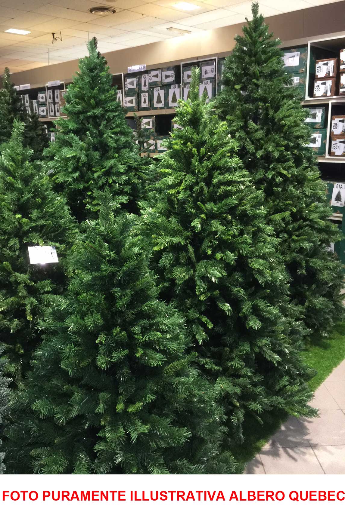 ALBERO DI NATALE 270CM QUEBEC VERDE