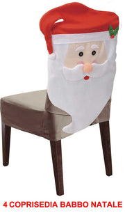 OFFERTA 4 COPRISEDIA VESTISEDIA BABBO NATALE 45X73CM