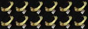 OFFERTA 12 UCCELLINI APPENDIBILI CON CLIP 21CM ORO