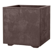 VASO CUBO MILLENNIUM 49 CM BROWNST PLASTICA RICICLATA