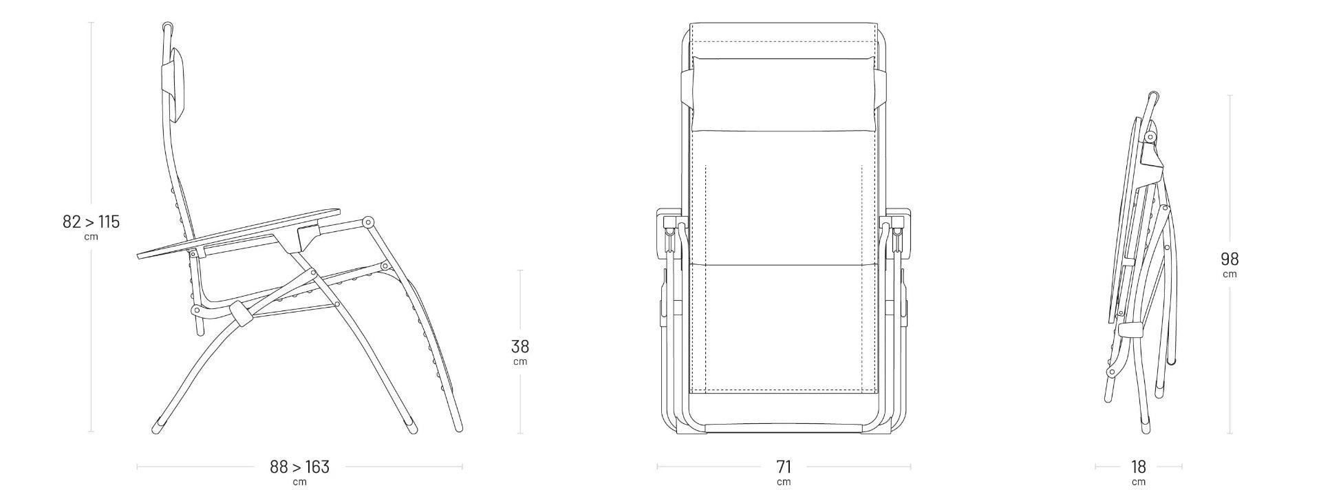 POLTRONA RELAX IMBOTTITA FUTURA BATYLINE SEIGLE