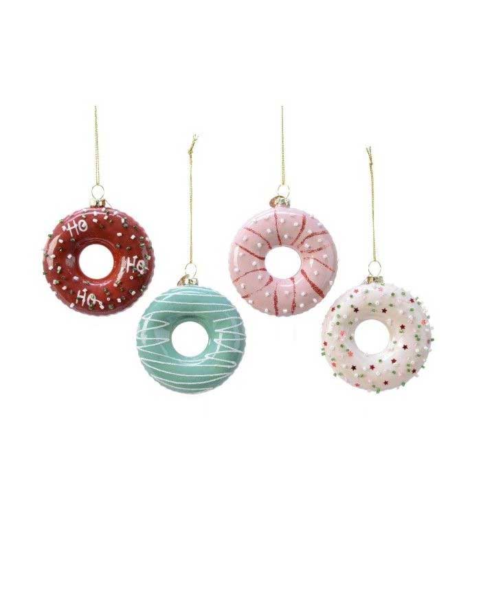 PENDAGLIO NATALIZIO CIAMBELLA COLORATA 8.5CM ASSORTITO