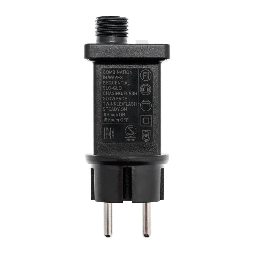 CATENA LUMINOSA 1000 LED BIANCO CALDO FILO VERDE CON PANNELLO SOLARE