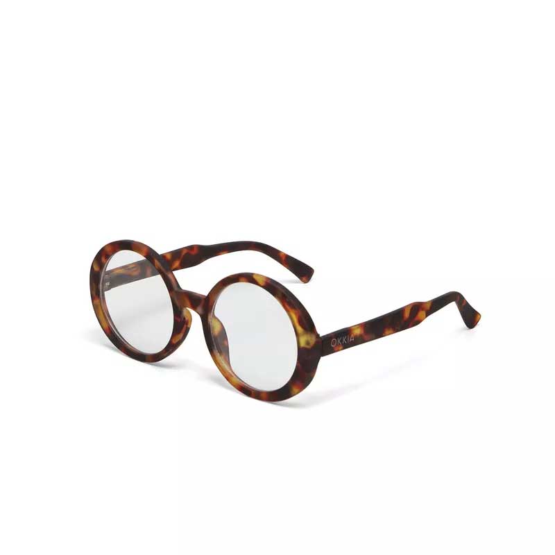 OCCHIALE DA LETTURA MODELLO LAURA COLORE CLASSIC HAVANA GRAD.+1.00 OKKIA