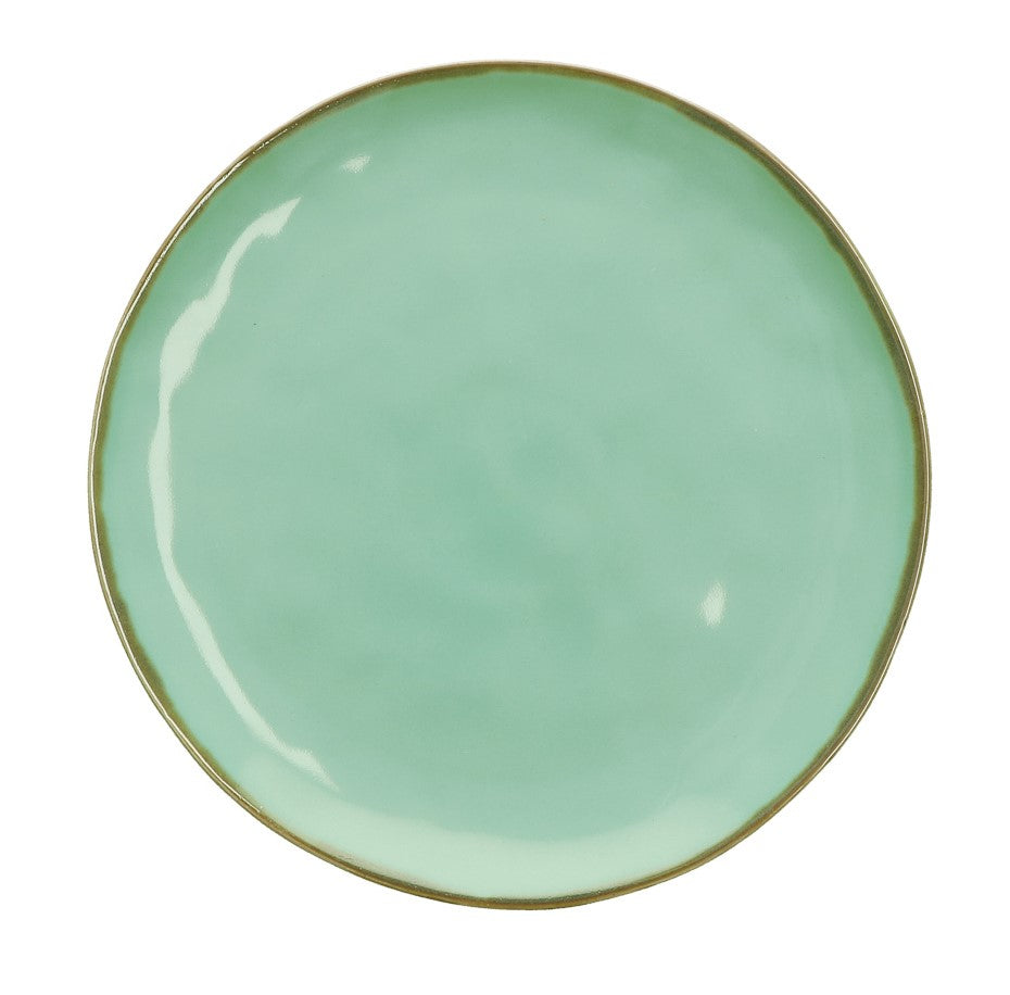 PIATTO FRUTTA 20CM VERDE ACQUA LINEA CONCERTO