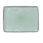 VASSOIO RETTANGOLARE 36X26,5 CM LINEA ”CONCERTO” TÈ VERDE