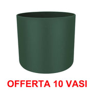 OFFERTA 10 VASO B.FOR SOFT ROUND 18CM VERDE
