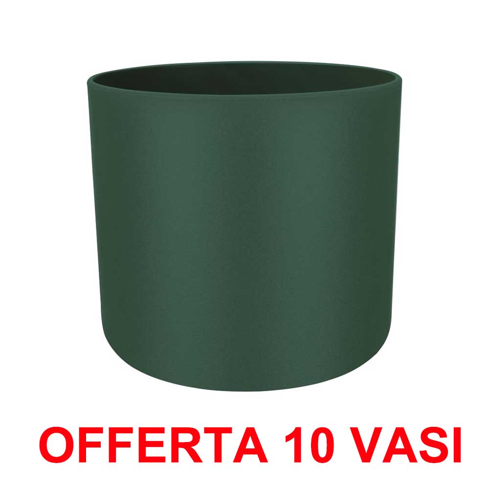 OFFERTA 10 VASO B.FOR SOFT ROUND 18CM VERDE