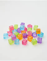 CUBETTI DI GHIACCIO COLORATI RIUTILIZZABILI ICE CUBE S/30