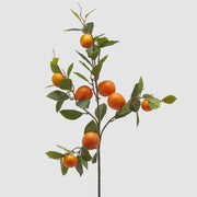RAMO DECORATIVO ARANCE CON FOGLIE H95CM