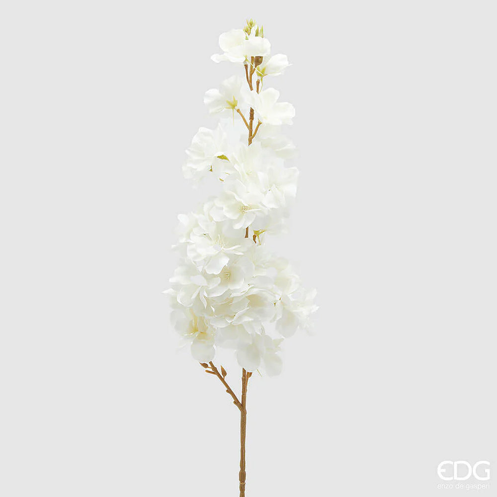 RAMO DI SAKURA FIORI DI CILIEGIO H70CM BIANCO