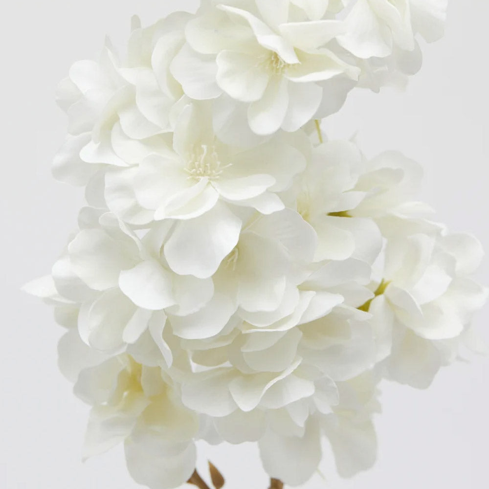 RAMO DI SAKURA FIORI DI CILIEGIO H70CM BIANCO