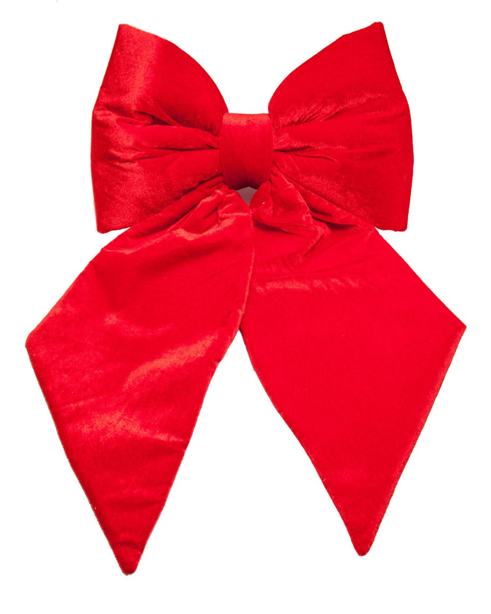 FIOCCO VELLUTO APPENDIBILE 30X30CM ROSSO