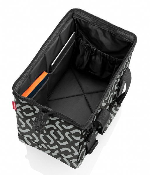BORSA ALLROUNDER M SIGNATURE BLACK CON TRACOLLA