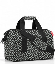BORSA ALLROUNDER M SIGNATURE BLACK CON TRACOLLA