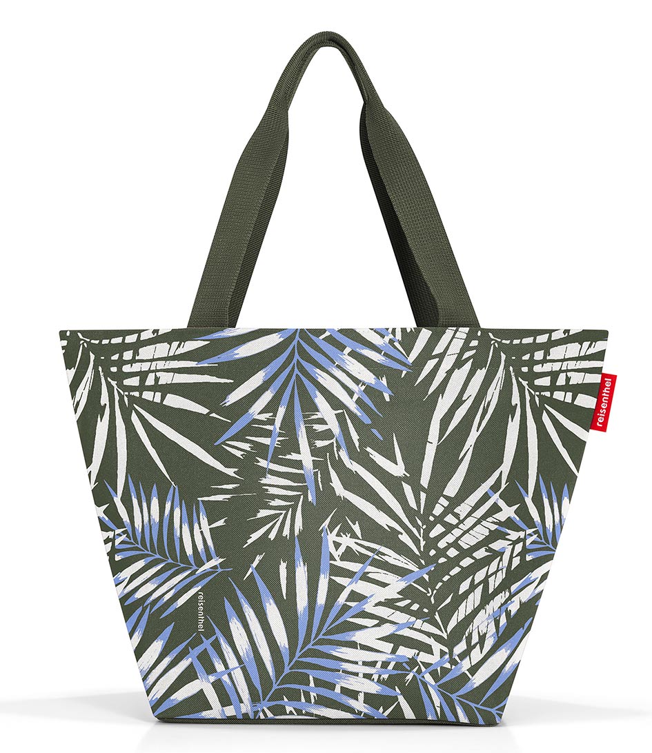 BORSA SHOPPER M JUNGLE TRAIL GREEN 51x30,5x26 cm