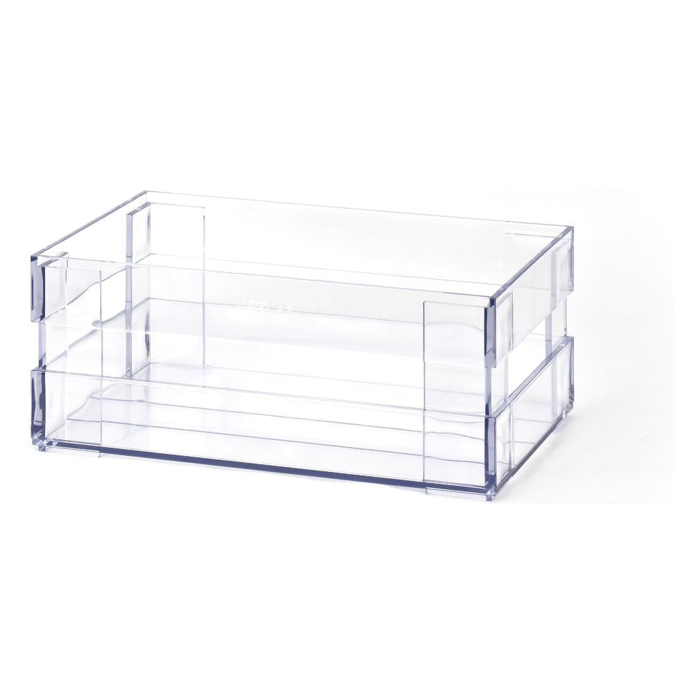 CASSETTA TIDY & STORE ECO KITCHEN TRASPARENTE 22,5 X 15,5 X 8 CM
