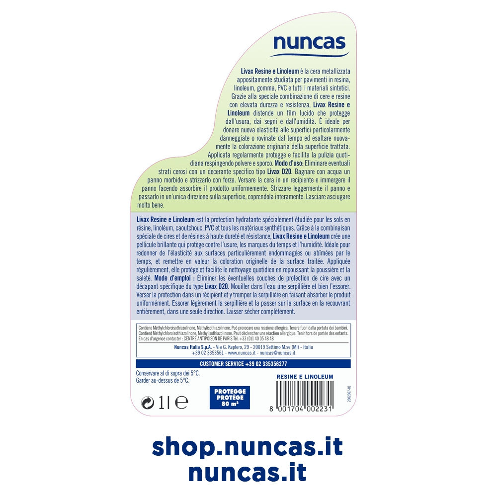 LIVAX RESINE E LINOLEUM 1 LT