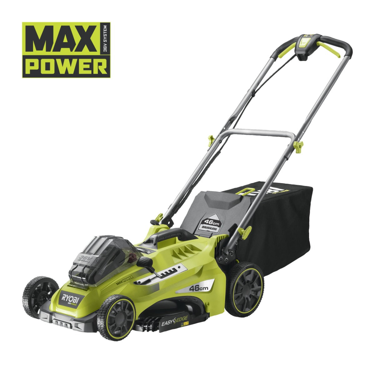 TOSAERBA A BATTERIA BRUSHLESS CON MOVENZA ASSISTITA 36V (1X 5.0AH) TAGLIO 46CM