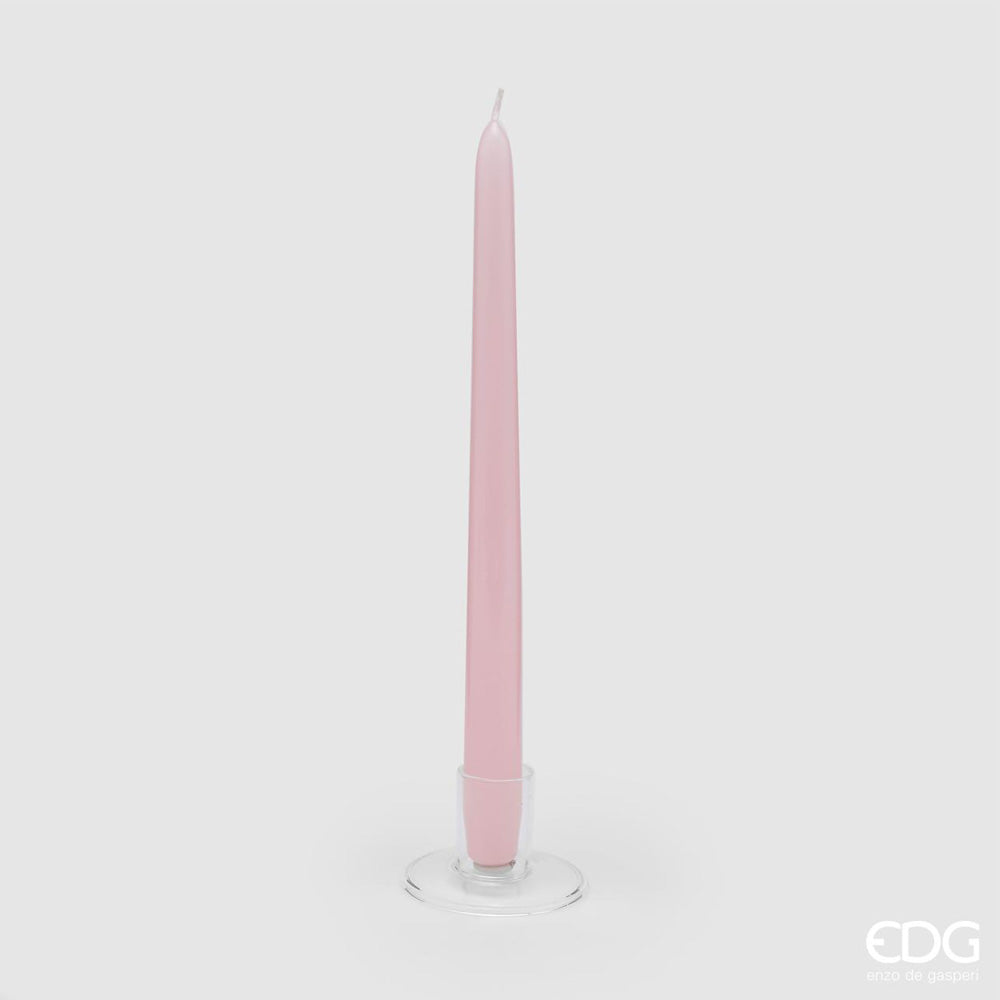 CANDELA A STELO CONO ROSA D.2,2 H.28 EDG