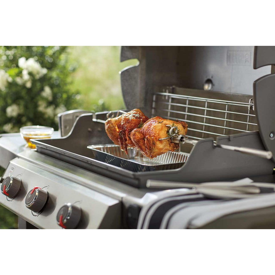 GIRARROSTO ACCIAIO INOX COMPATIBILE CON BARBECUE GENESIS II 4-6 BRUCIATORI
