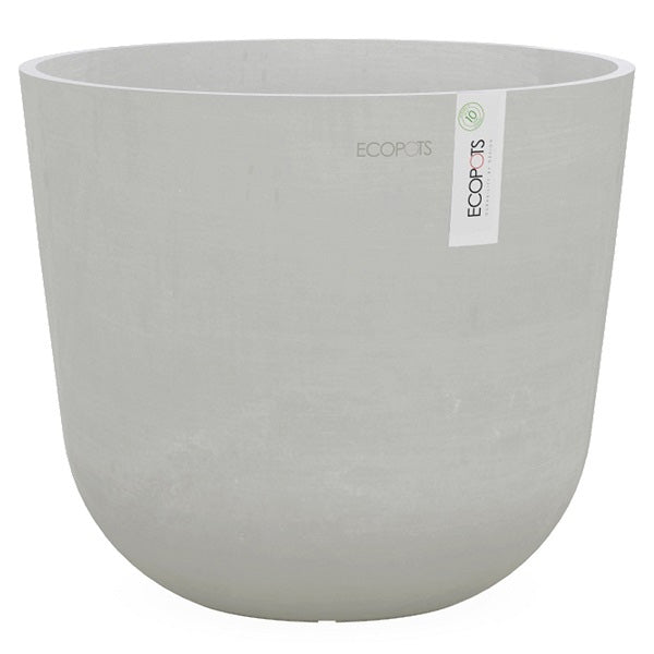 VASO ROTONDO OSLO GRIGIO CHIARO D 35XH30CM