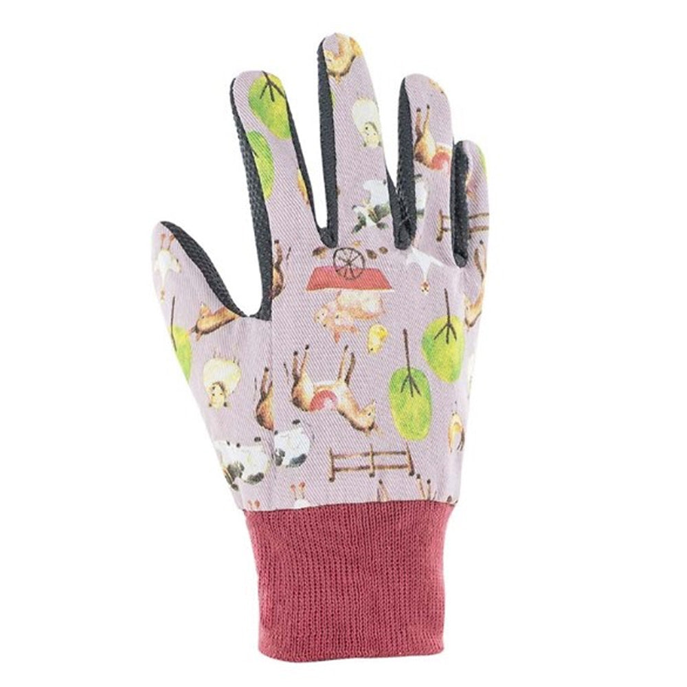 GUANTI DA GIARDINO BAMBINA TG.5 ROSA FARMER