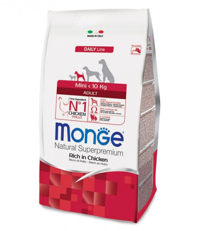 MONGE MINI ADULT POLLO 7.5KG