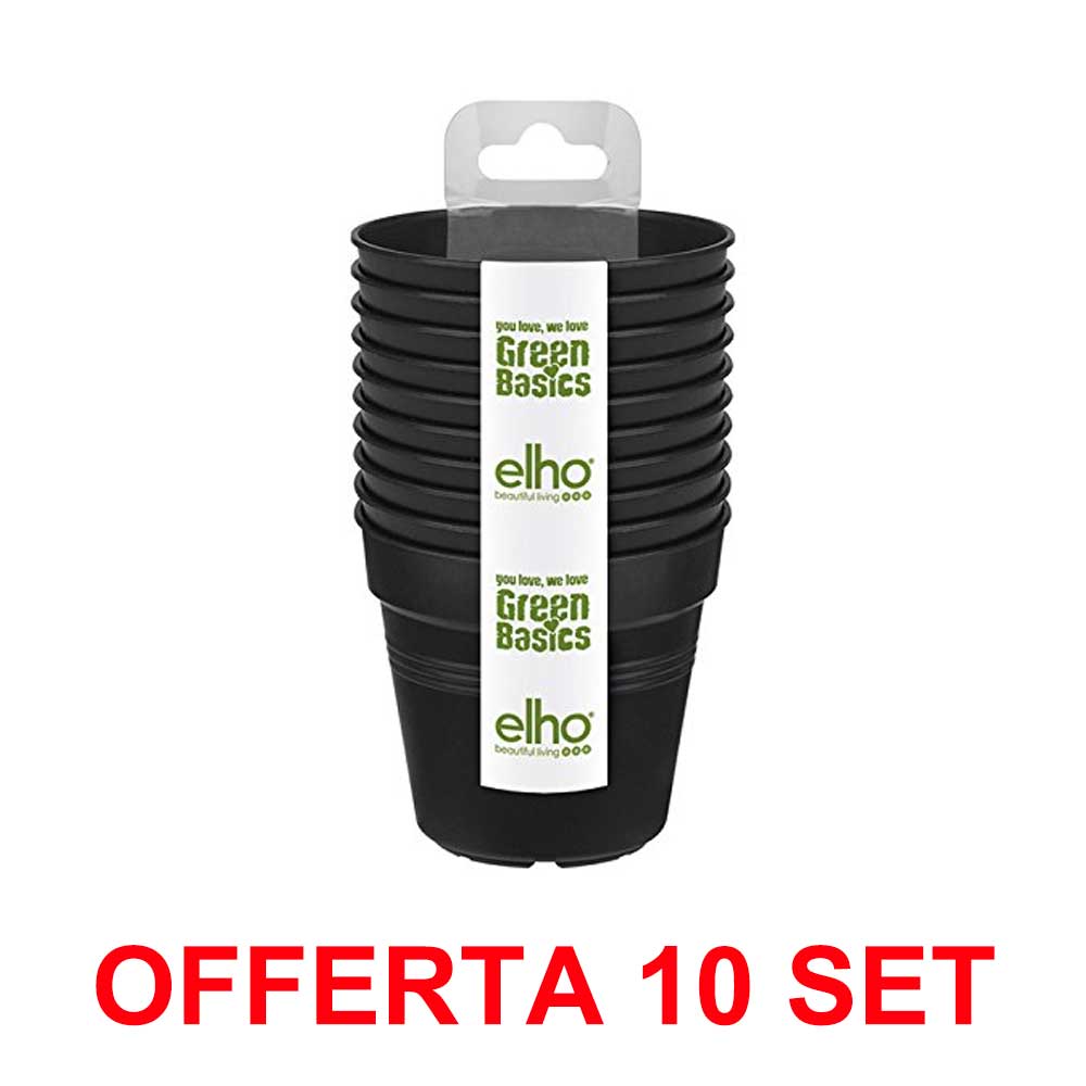 OFFERTA 10 SET 10 VASETTI GROWPOT STARTER SET LIVBLACK