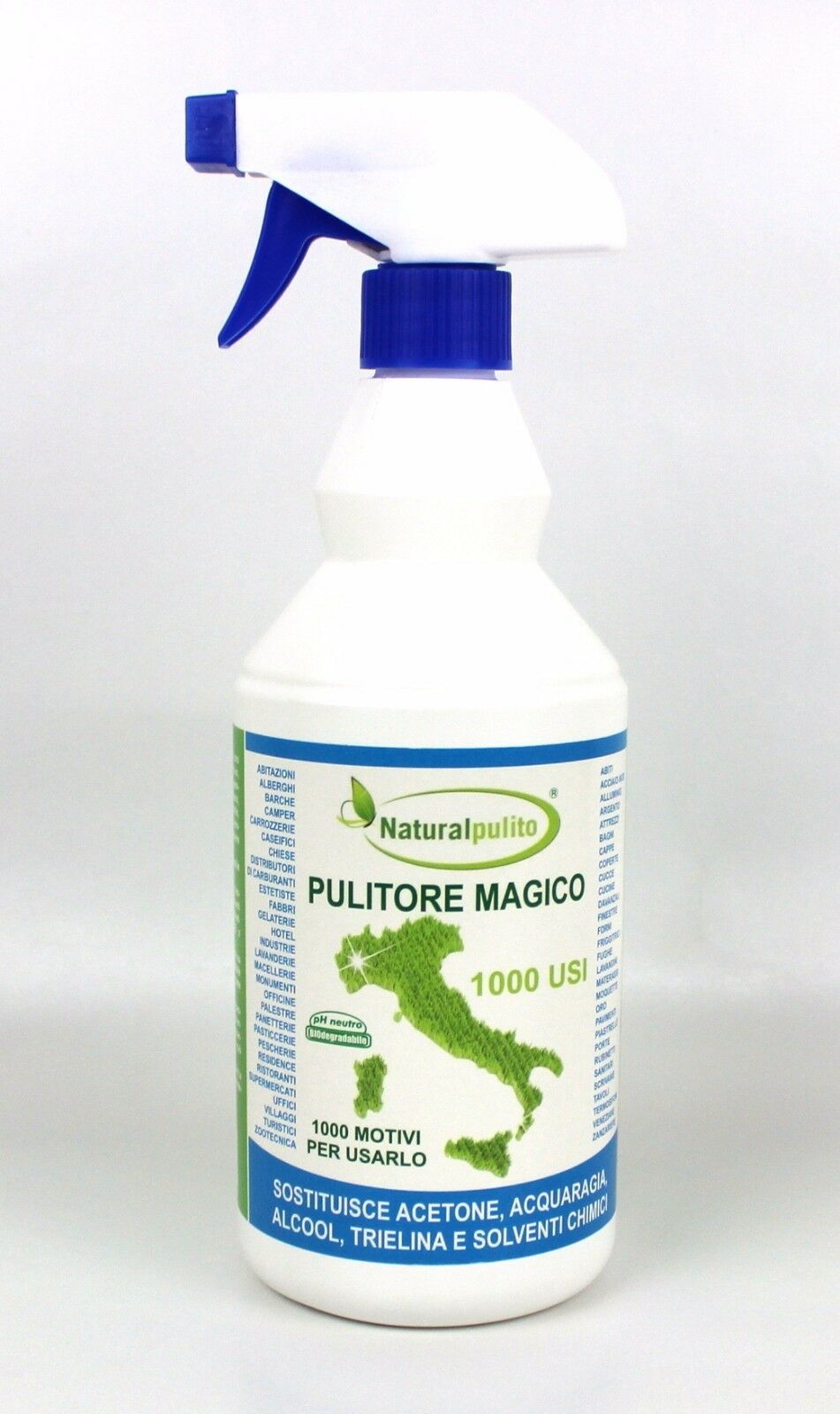 DETERGENTE CONCENTRATO PULITORE MAGICO 1000 USI 100% NATURALE 750ML