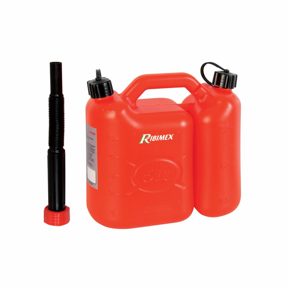 TANICA DOPPIO COMPARTIMENTO 5 L + 2,5 L ROSSO