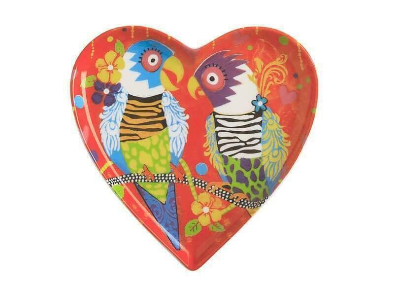 PIATTO A CUORE 15.5CM LOVE HEARTS TIGER TIGER