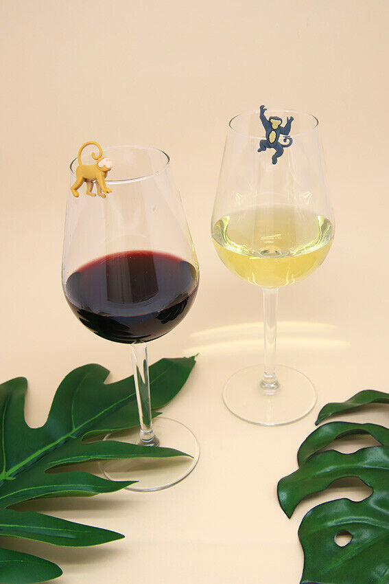 8 SEGNABICCHIERI JUNGLE GLASS GIUNGLA