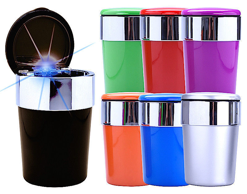 PORTACENERE PORTATILE DA AUTO FLUO COLORE ASSORTITO