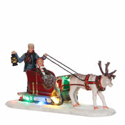 SLITTA CON RENNA - REINDEER SLEIGH