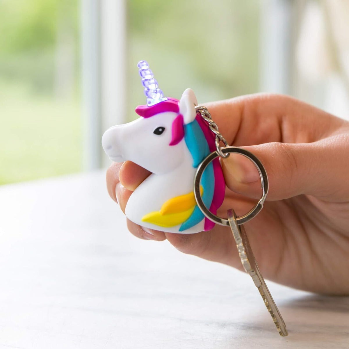 PORTACHIAVI UNICORNO LED