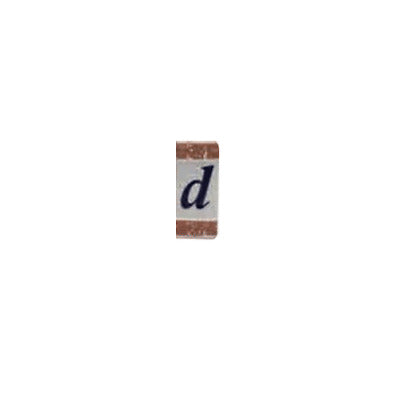 LETTERA DIPINTA D IN MATERIALE CERAMICO
