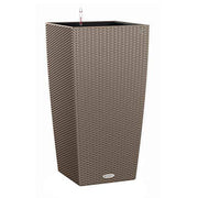 VASO CUBICO COTTAGE 40X40X75 BEIGE
