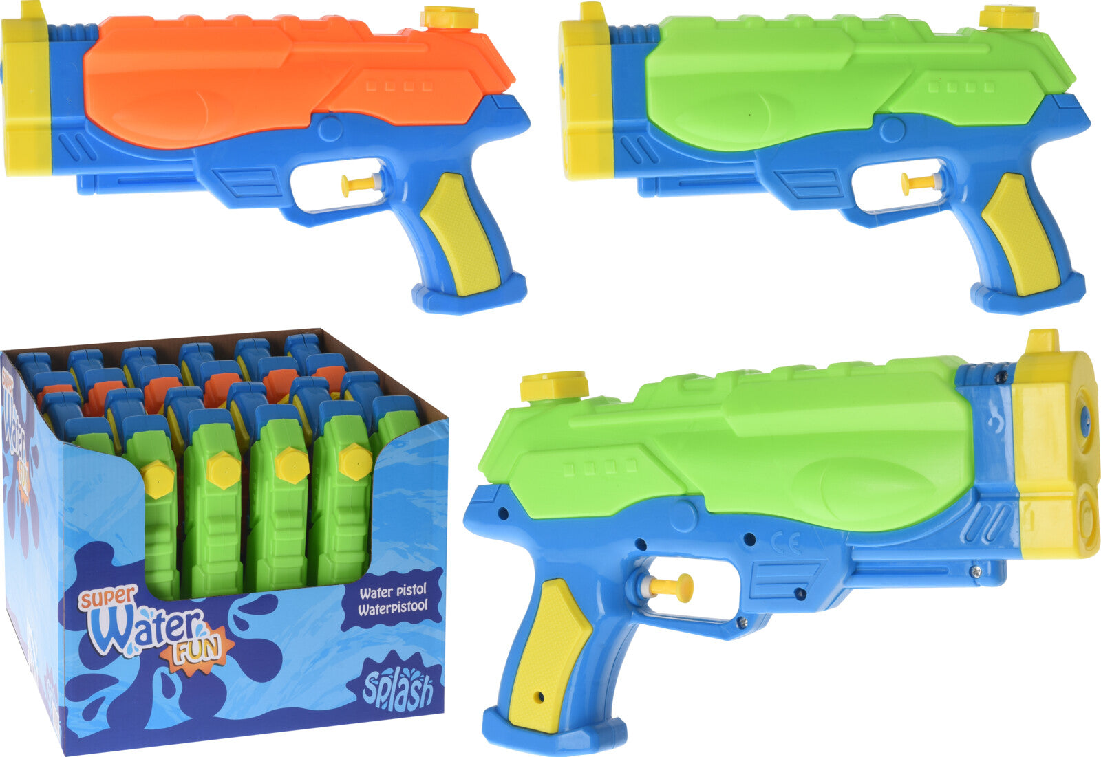PISTOLA AD ACQUA 24CM COLORE ASSORTITO