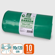 SACCHI GARDEN - 90X120 CM - 10 PZ VERDE