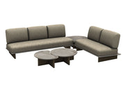 SALOTTO ANGOLARE KETCH 5 PEZZI CREMA E BEIGE