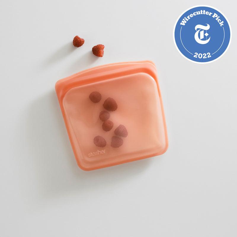 SACCHETTO BUSTA PER ALIMENTI RIUTILIZZABILE 100% SILICONE SANDWICH BAG