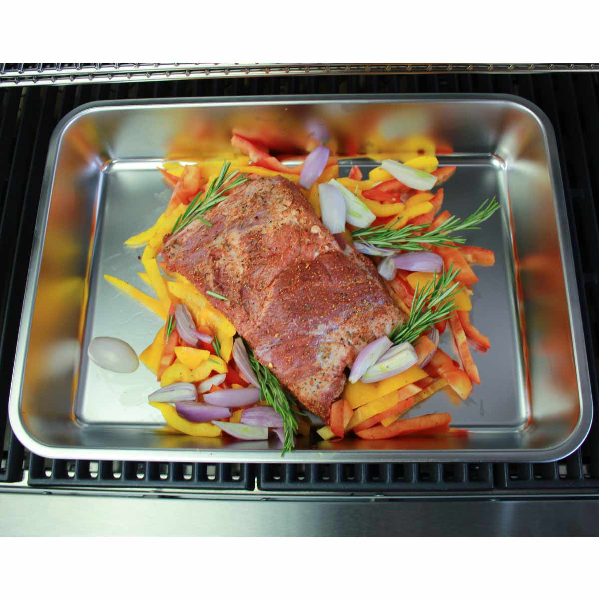 Vassoio di Raccolta Acciaio Inox Grande SANTOS