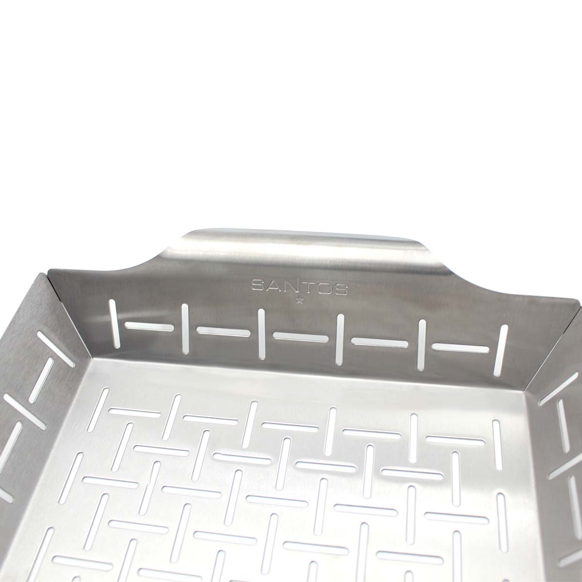 Cesto Verdure Padella Grill Acciaio Inox 35 x 24.2 x 5.6 cm Santos