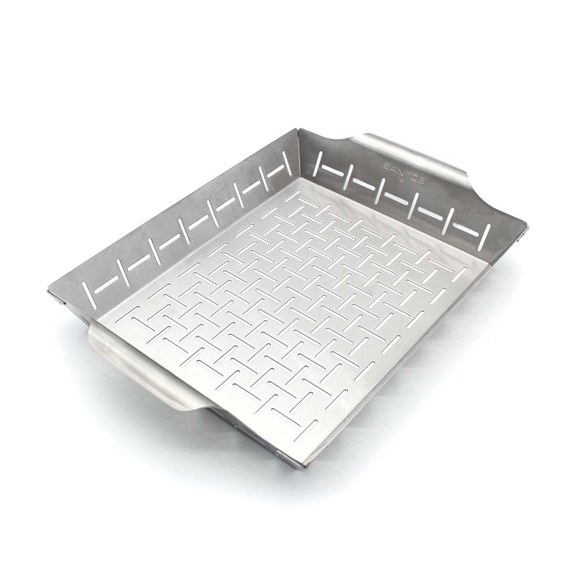 Cesto Verdure Padella Grill Acciaio Inox 35 x 24.2 x 5.6 cm Santos