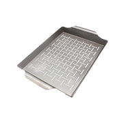 Cestello per Verdure M Padella per Griglia 33 x 22.4 cm Acciaio Inox SANTOS