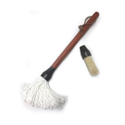 Mop e Pennello da Grill con Testine Intercambiabile Legno SANTOS