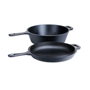 Set Padelle 2 Pezzi D 27 cm Ghisa Santos