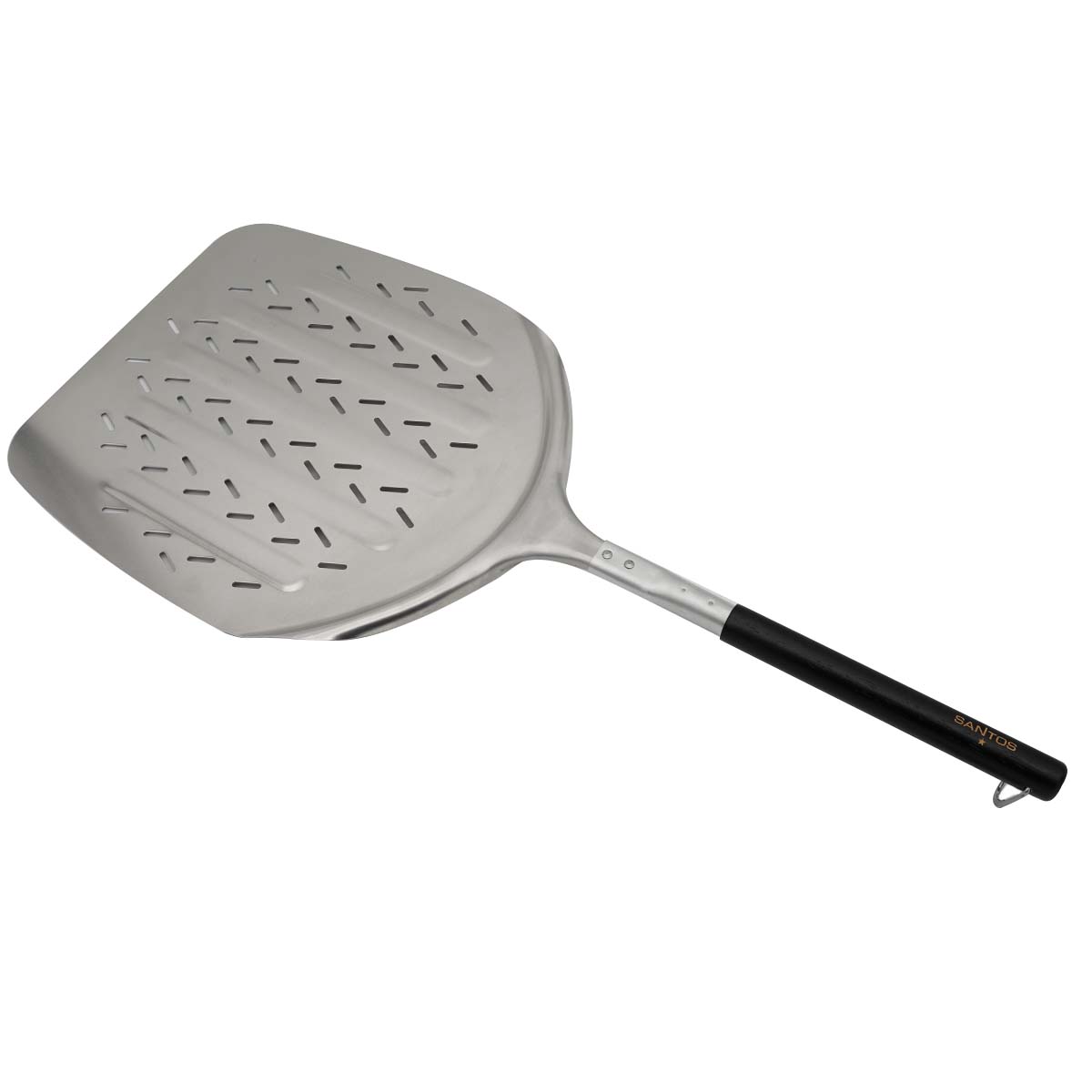 Pala per Pizza Professionale Perforata 36x40 cm Alluminio Argento SANTOS