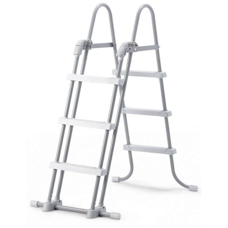 OFFERTA SCALETTA PISCINA 91-107CM GRADINI REMOVIBILI + DOCCIA PER SCALETTA